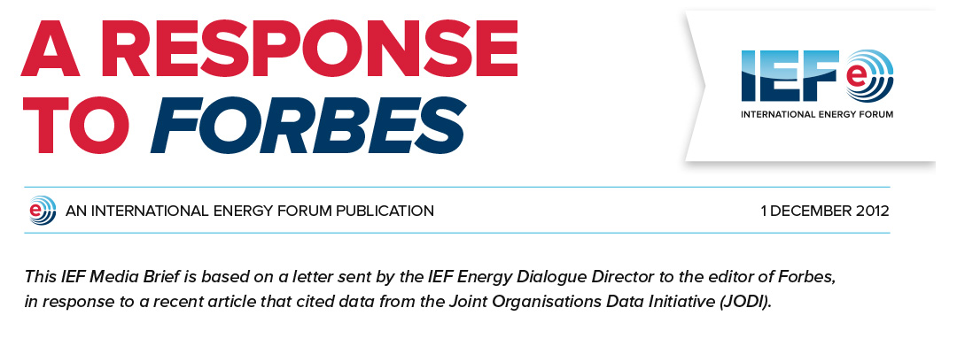 IEF Response to Forbes