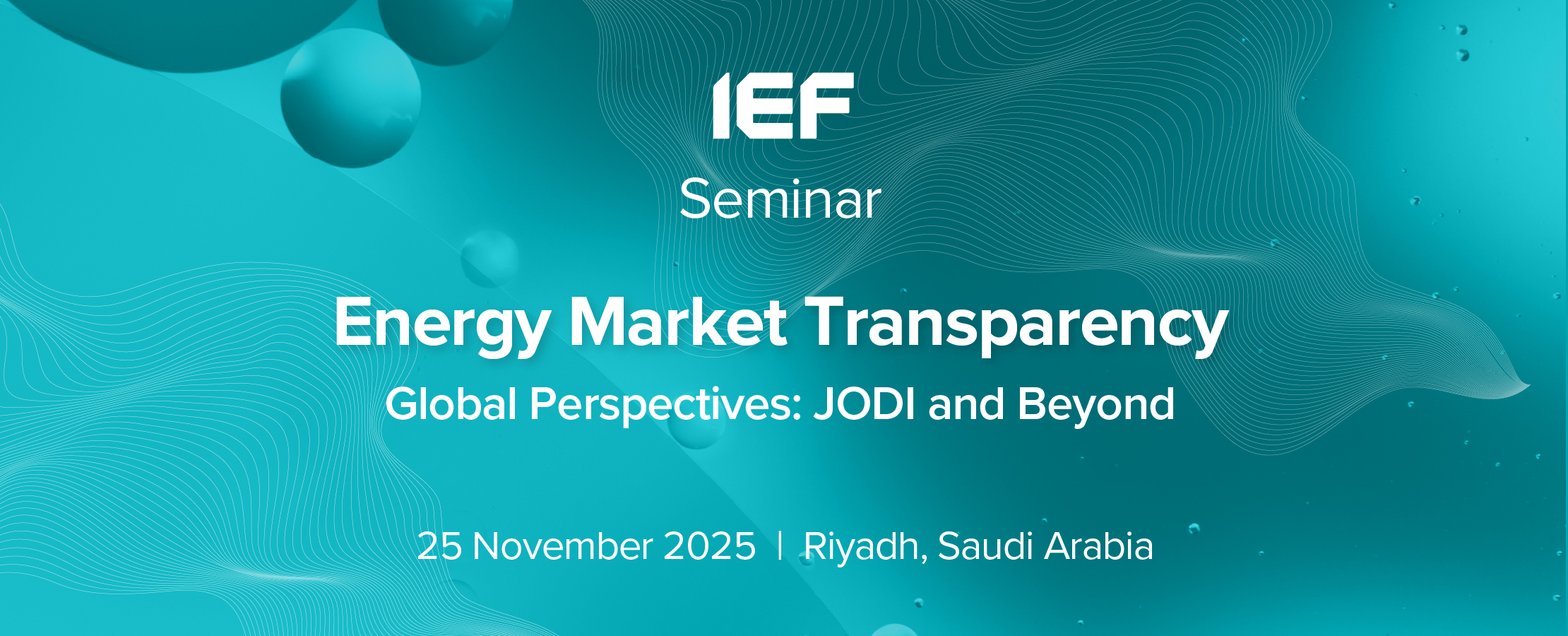 Energy Market Seminar Event Page