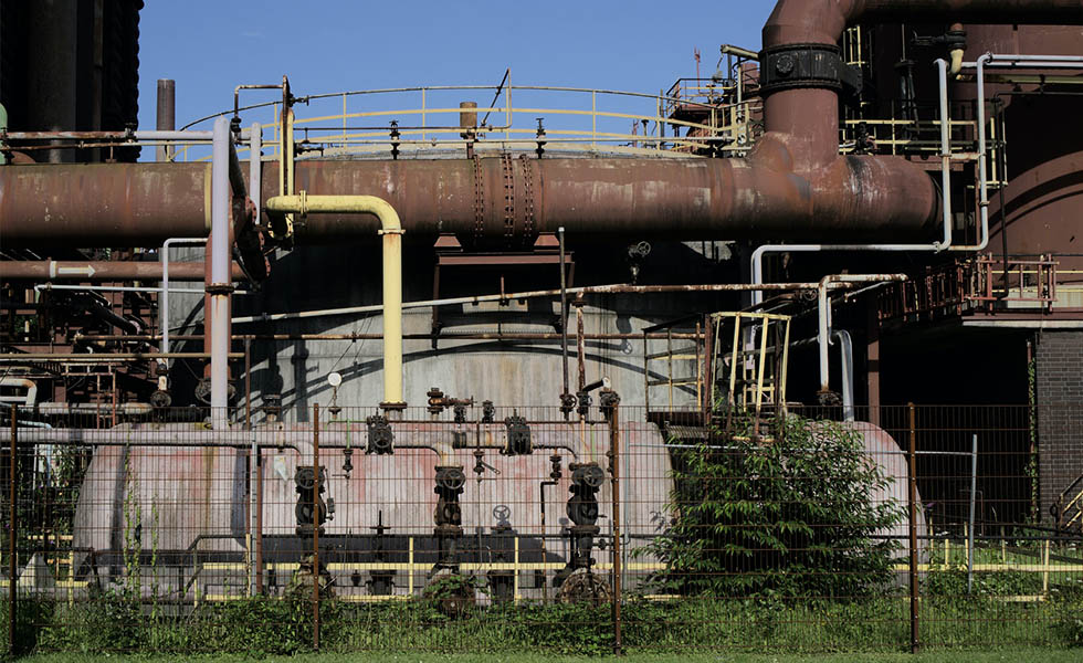 Photo of an old factory