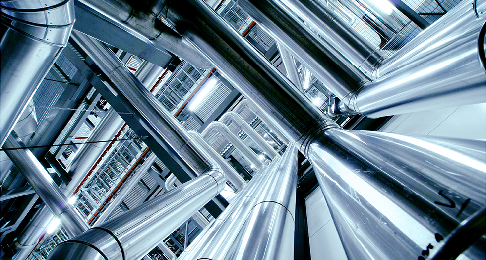 A network of pipes
