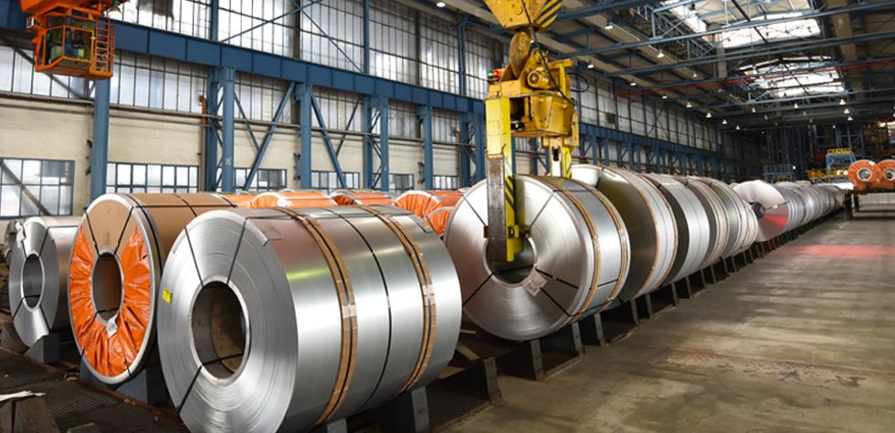 Rolls of sheet steel