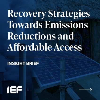 IEF Insight Brief: Recovery Strategies Towards Emissions Reduction and Affordable Access