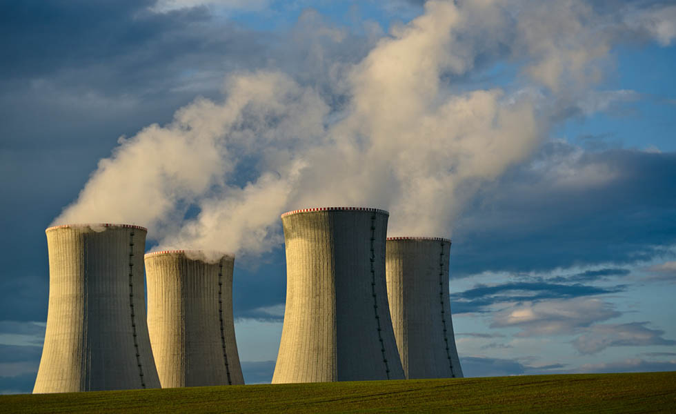 Photo of cooling towers